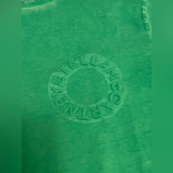 NWT Stella McCartney Neon Green T-shirt 16y - Picture 4 of 4